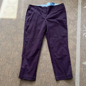 Lands End Women’s Regular Original Chino Slim ankle size 18 NWT